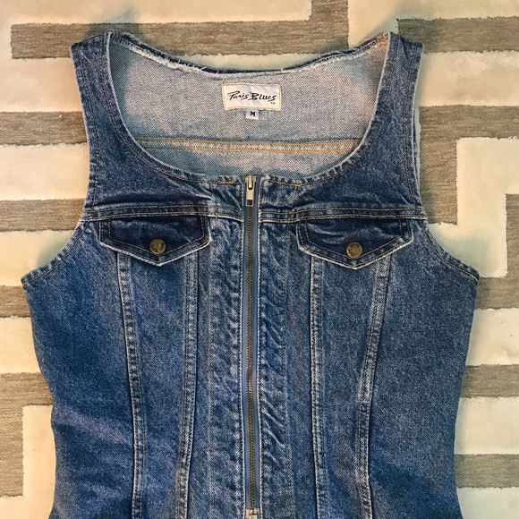 Paris Blues Jackets & Blazers - Denim Vest/Corset Top Paris Blues Jackets & Blazers - Denim Vest/Corset Top